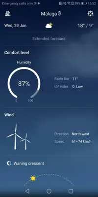 HUAWEI Weather android App screenshot 1